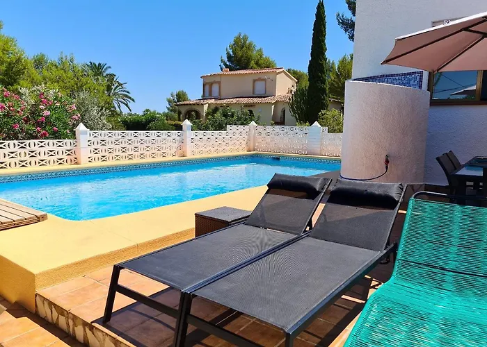 Sunny Villa In Denia With Private Pool And Sea View