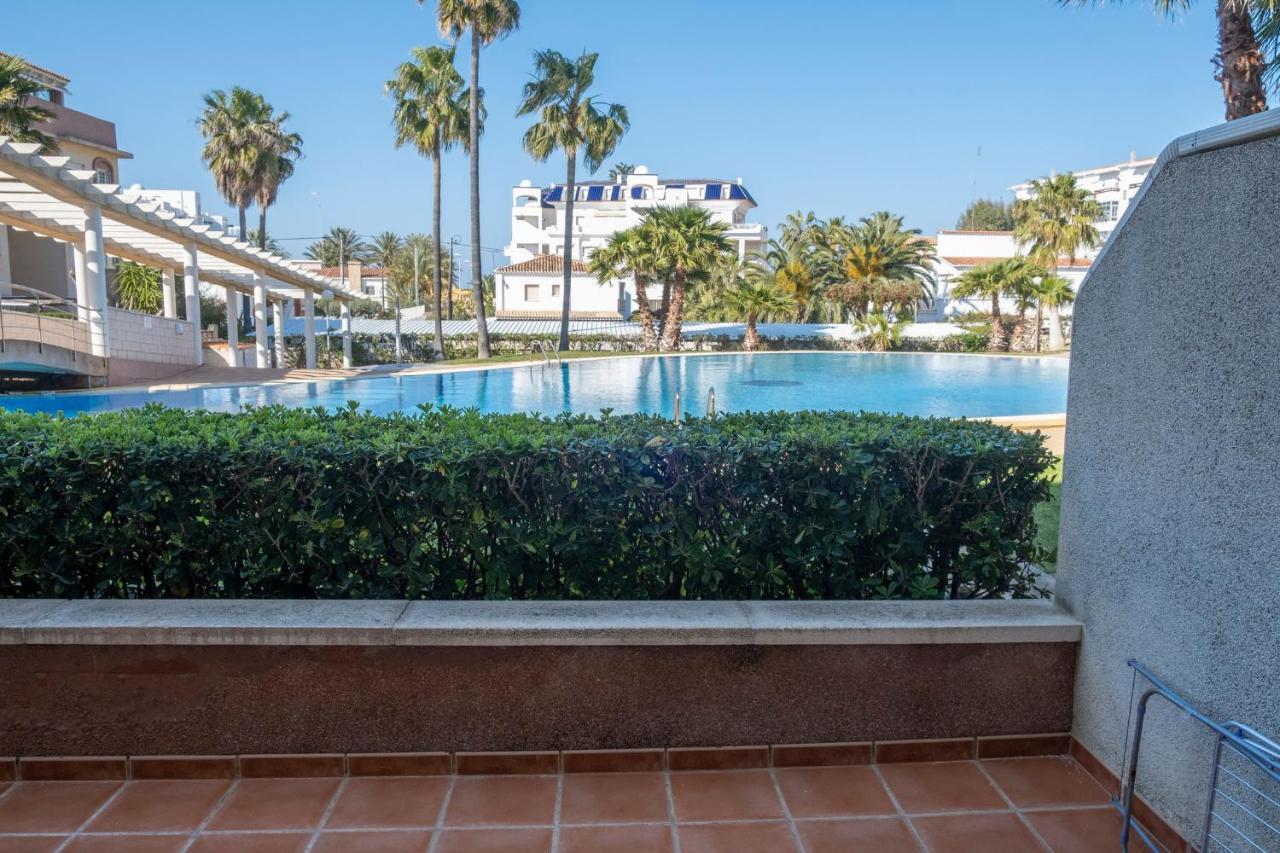 Apartamento Paraiso Ii, Piscina, Barbacoa, Padel ,parking, Primera Linea Del Mar