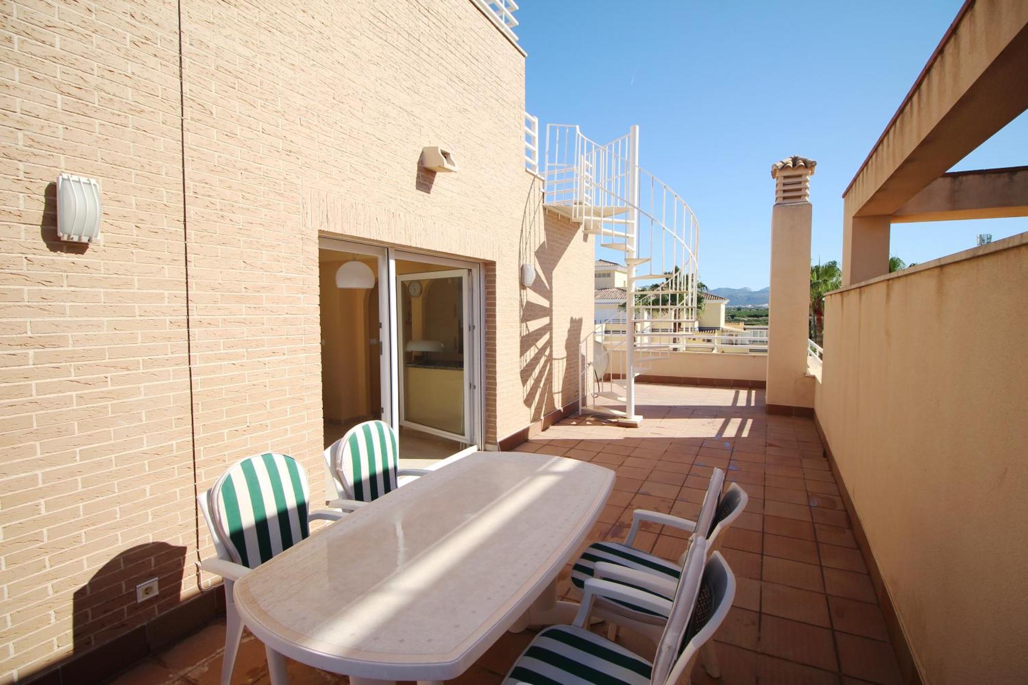 Atico Con Piscina Privada En Primera Linea Apartment Denia