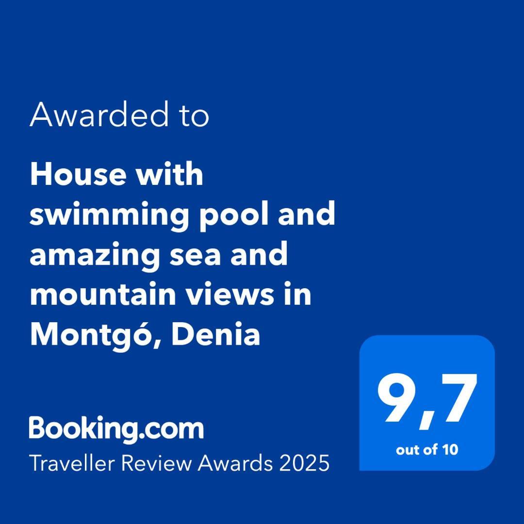House With Swimming Pool And Amazing Sea And Mountain Views In Montgo, Сasa de vacaciones