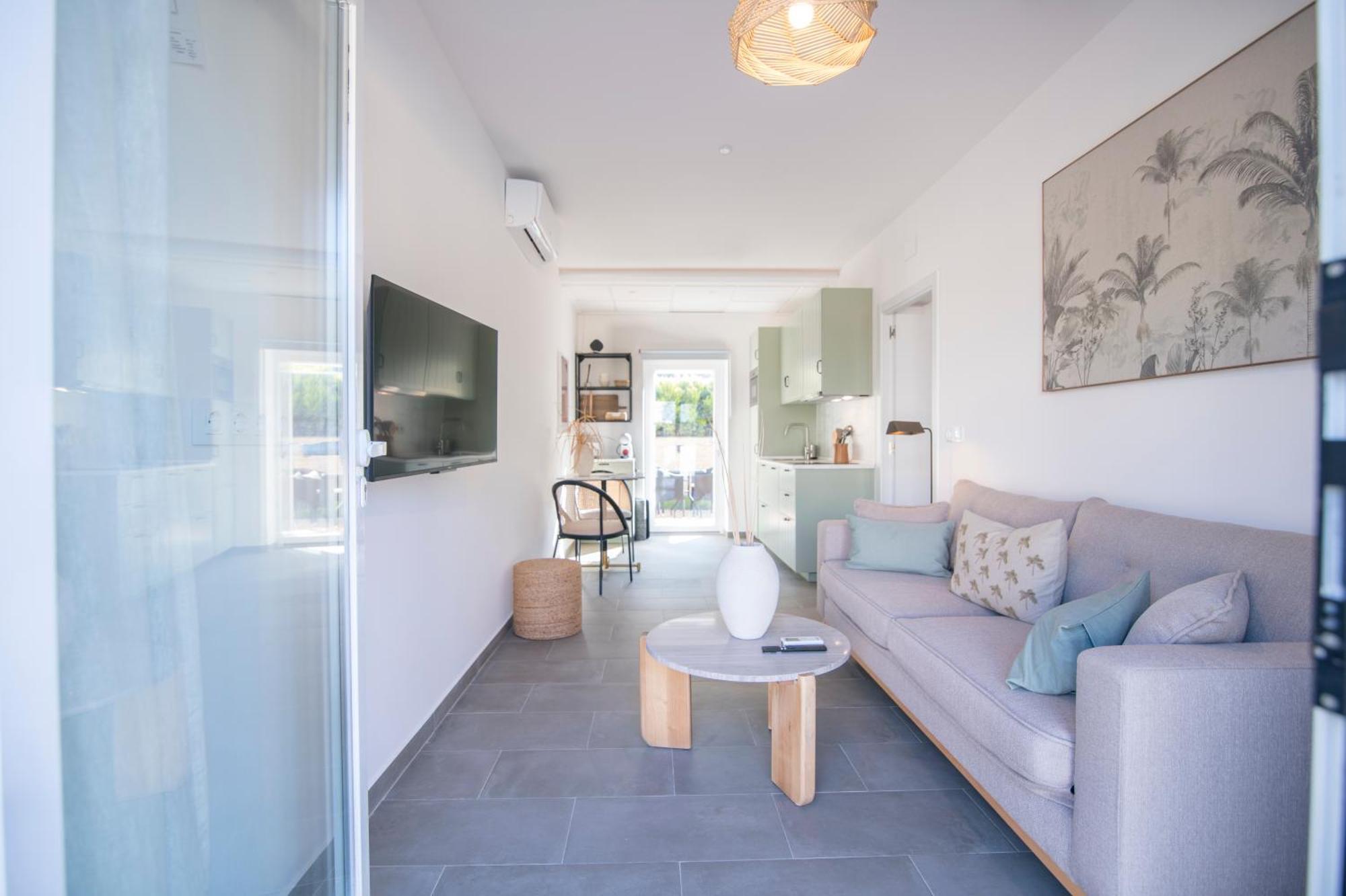 Acogedor Con Jardin En 2 Apartamento *